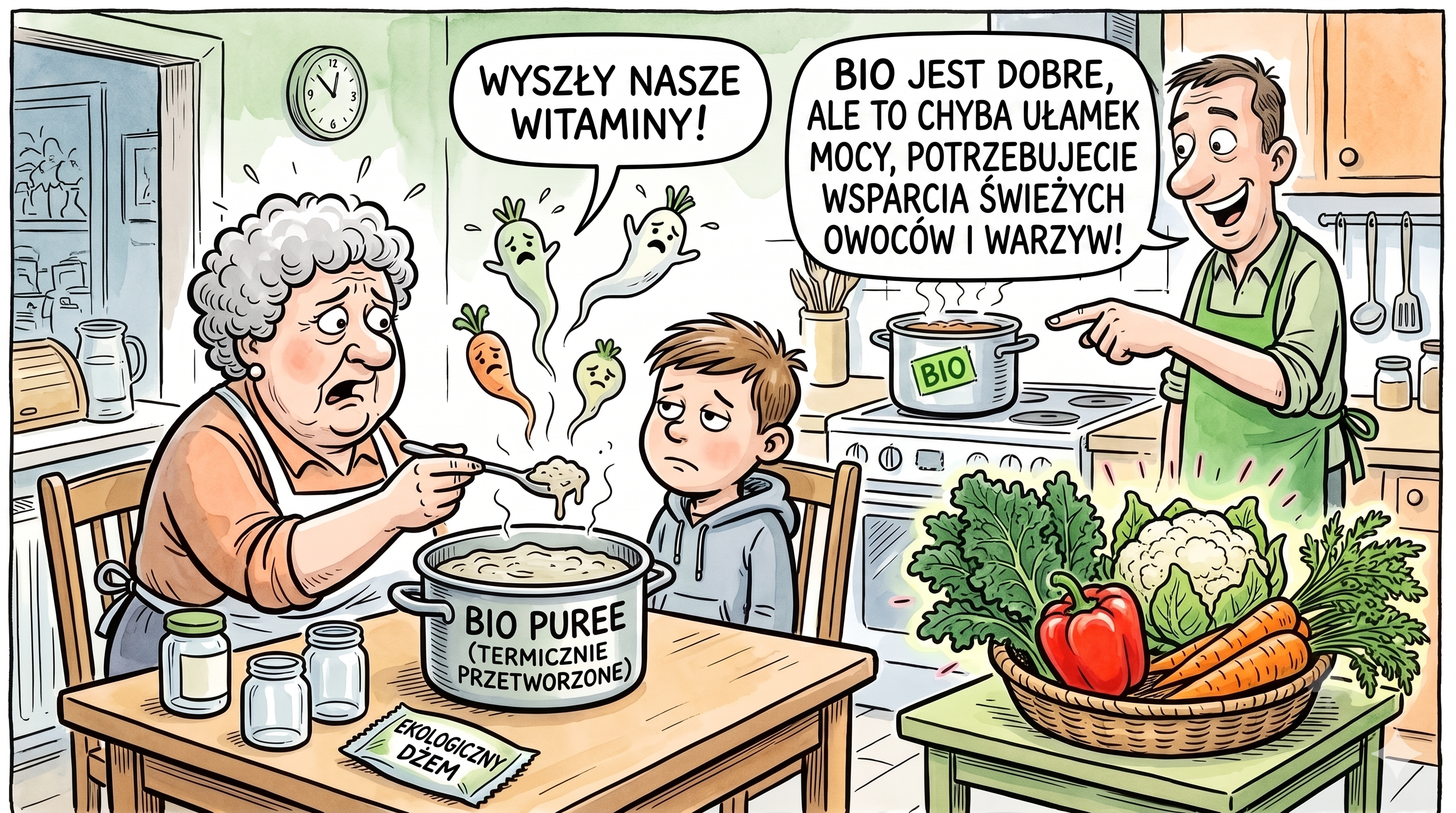 Ekologiczna żywa żywność BIO